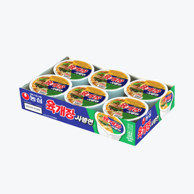 [농심] 육개장 사발면 86g x 24개