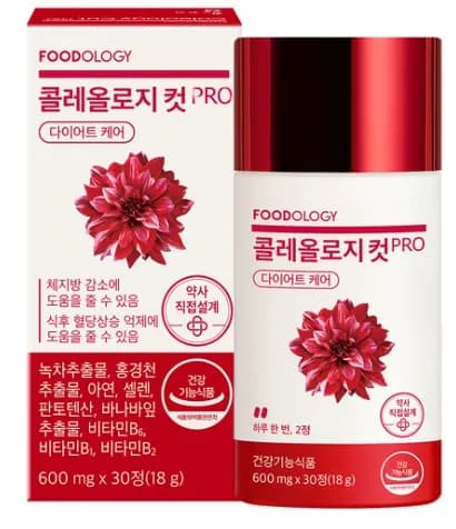 [푸드올로지] 콜레올로지 컷 프로 18g, 30정, 1개