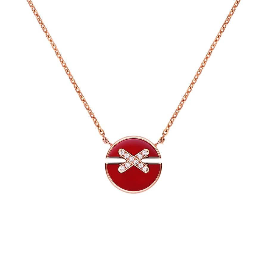[CHAUMET] Jeux de Liens Harmony 펜던트 카넬리안 스몰 모델
