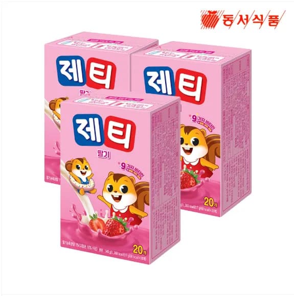 [동서식품] 제티 딸기 20개입 x 3개