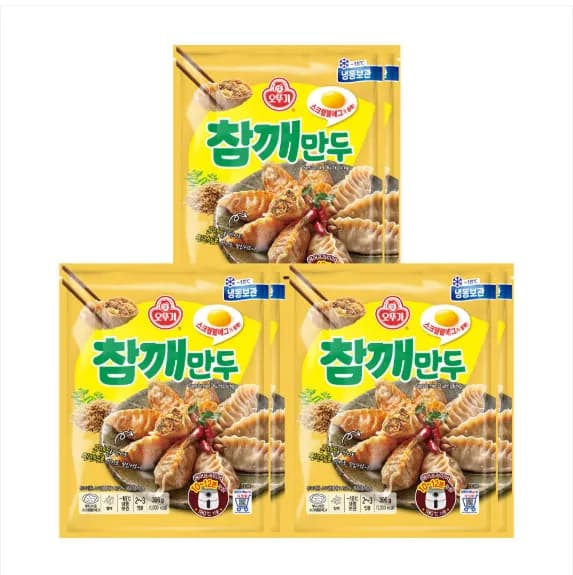 [오뚜기] 참깨만두 396g 6개
