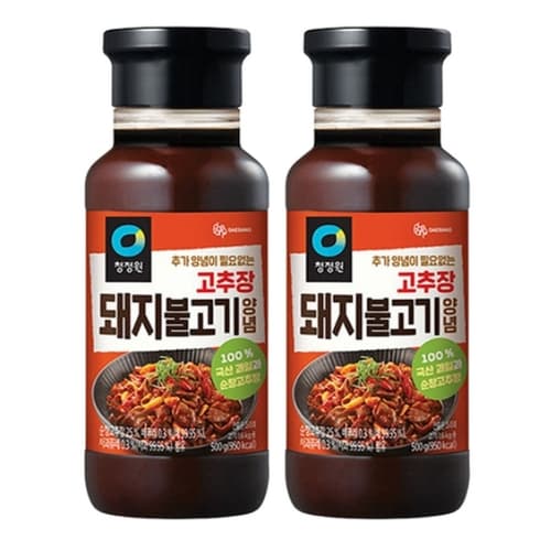 고추장 돼지불고기 양념, 500g, 2개