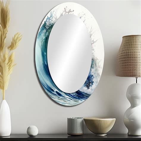 [프리츠한센] MIRROR OVAL - OCEAN